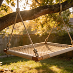 Unleash Outdoor Fun: The 38" Rectangle Tree Swing for Endless Adventures!