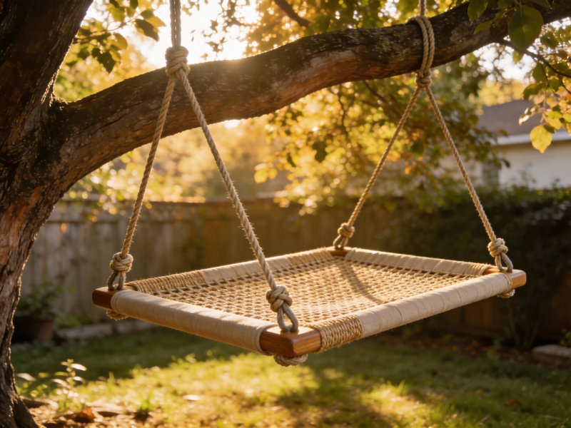 Unleash Outdoor Fun: The 38" Rectangle Tree Swing for Endless Adventures!