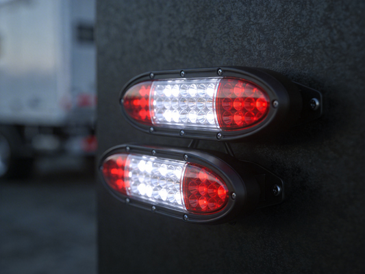 Brighten Your Journey: 2PCS 6" LED Trailer Lights for Ultimate Safety & Visibility