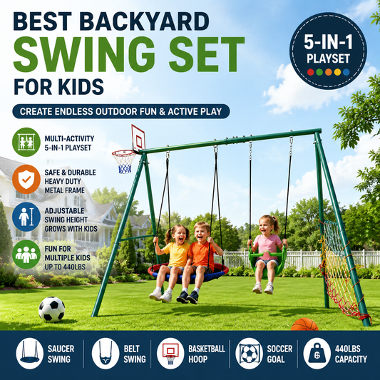 Best Backyard Swing Set for Kids: Create the Ultimate Outdoor Playground at Home