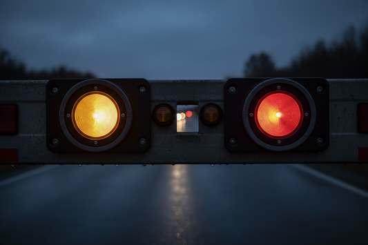 Enhance Your Trailer's Safety and Visibility with 2PCS 6" LED Waterproof Brake & Turn Lights