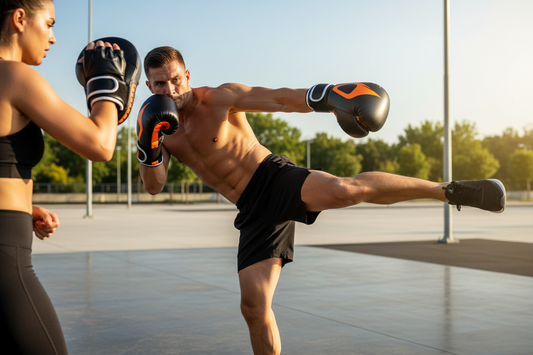 Unleash Your Inner Champion: The 2-in-1 Kickboxing Gloves & Punching Mitts for All Ages!