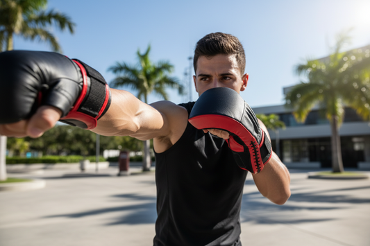 Unleash Your Inner Champion: The Ultimate 2-in-1 Boxing Pads & Mitts Set for All Ages!