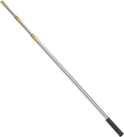 Retractable Fishing Gaff – Stainless Steel Flounder & Frog Gig, Telescopic Pole with 8mm Screw, Harpoon Hook Compatible