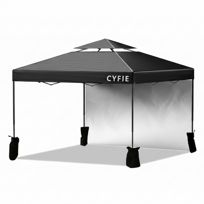 2026 Upgraded 10’x10’ Pop-Up Canopy Tent with Vent Roof & Sidewalls – Reinforced Frame for Extra Strength