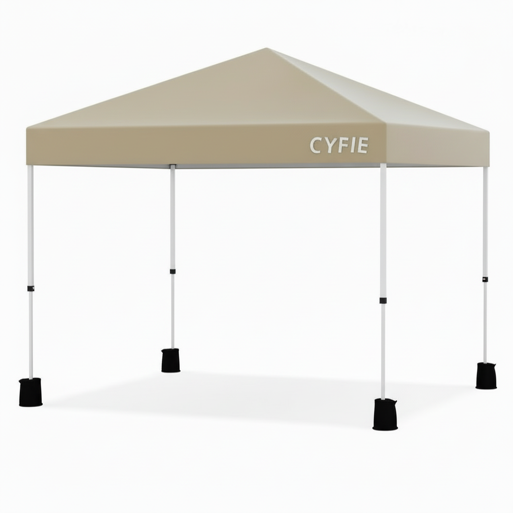New Upgraded 10x10 FT Pop-Up Canopy Tent with 4 Sidewalls – 30% More Wind-Resistant, Reinforced Frame
