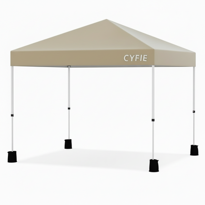 New Upgraded 10x10 FT Pop-Up Canopy Tent with 4 Sidewalls – 30% More Wind-Resistant, Reinforced Frame
