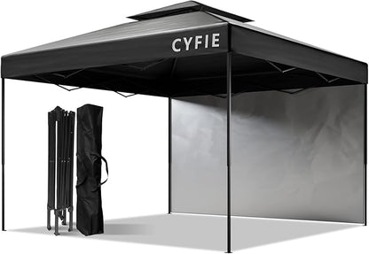 2026 Upgraded 10’x10’ Pop-Up Canopy Tent with Vent Roof & Sidewalls – Reinforced Frame for Extra Strength