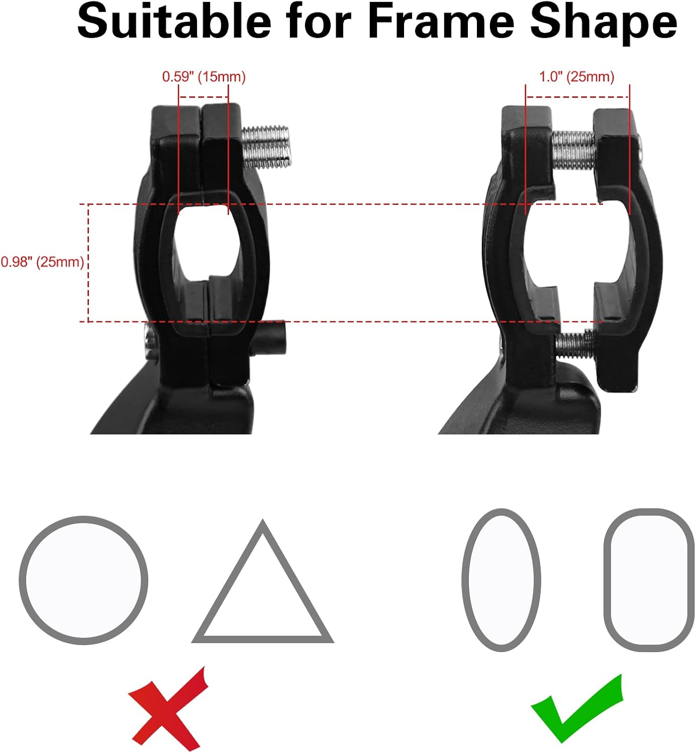 Adjustable Bike Kickstand – Rear Side Stand for 24-29 Inch Mountain, Road, BMX & MTB Bikes, Black