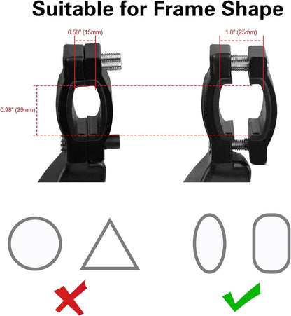 Adjustable Bike Kickstand – Rear Side Stand for 24-29 Inch Mountain, Road, BMX & MTB Bikes, Black