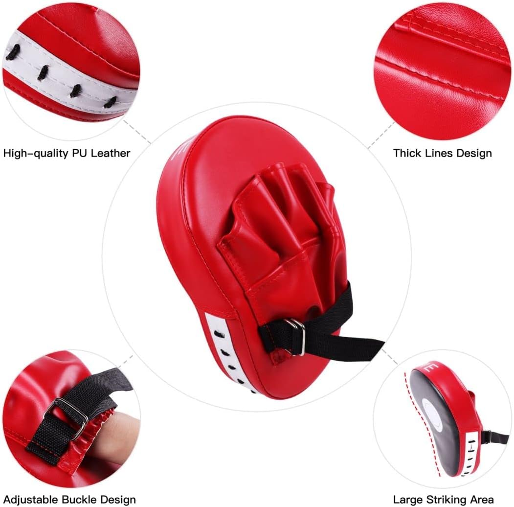 Taekwondo Kickboxing Pads & Mitts Set – Training Target for MMA, Karate & Thai Pads