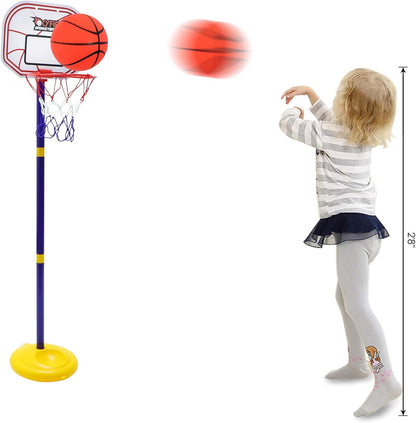 Adjustable Basketball Hoop for Kids – Indoor & Outdoor Stand Toy