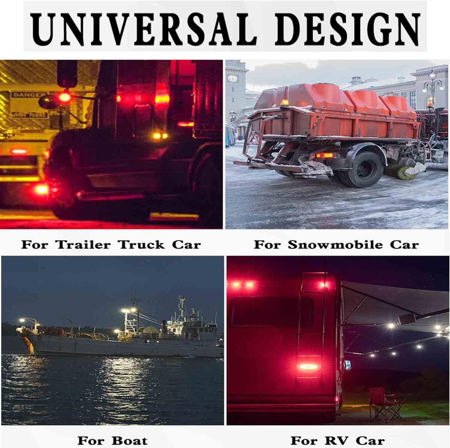 LED Trailer Light Kit – IP68 Waterproof, DOT Compliant