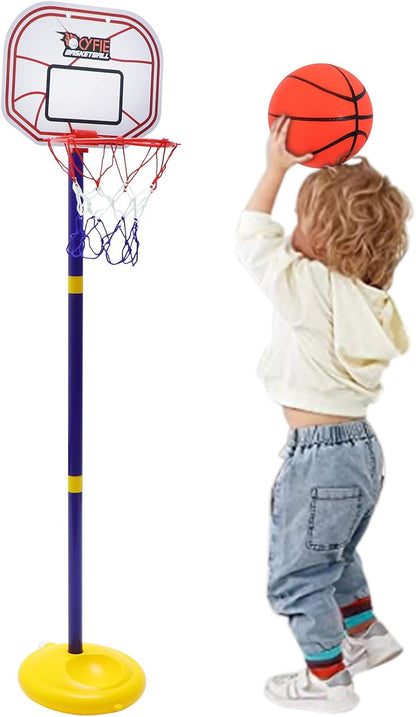 Adjustable Basketball Hoop for Kids – Indoor & Outdoor Stand Toy
