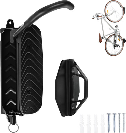 Wall Mount Bike Rack – 150° Swivel, Space-Saving