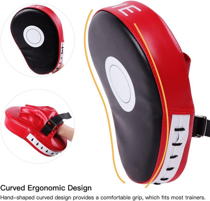 Taekwondo Kickboxing Pads & Mitts Set – Training Target for MMA, Karate & Thai Pads
