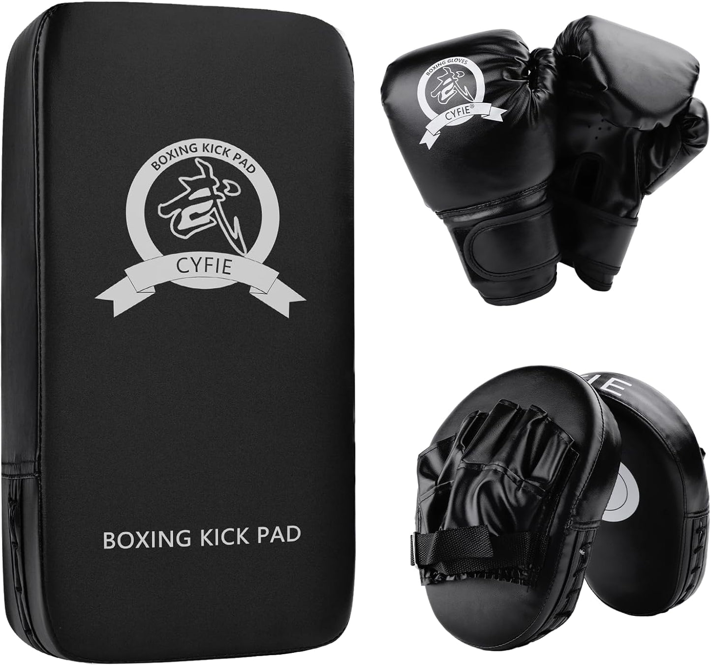 3-in-1 Boxing Set for Kids – Gloves, Mitts & Arm Pad for Martial Arts Training