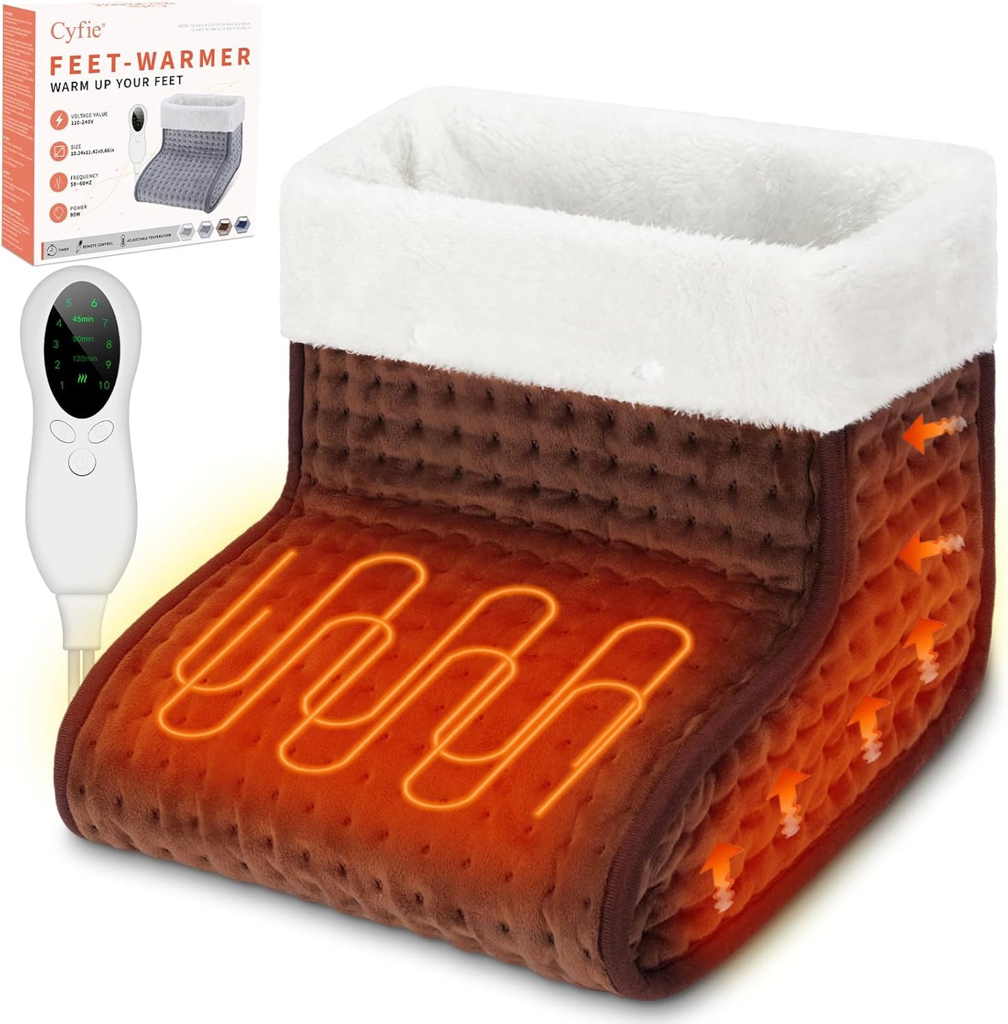 2026 Upgraded Electric Foot Warmer – Larger Heating Area & 2X Faster Heat-Up