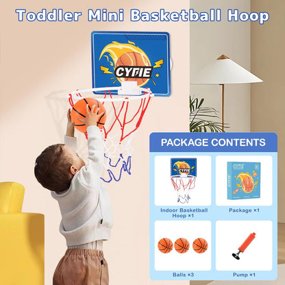 Mini Basketball Hoop – Suction Cup Bath Toy for Kids & Toddlers