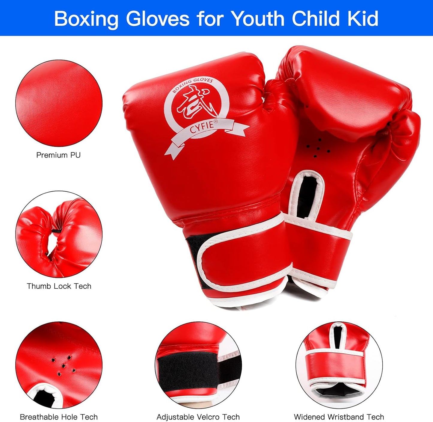 2-in-1 Kickboxing Gloves & Punching Mitts – For Kids & Adults, MMA, Karate, Muay Thai