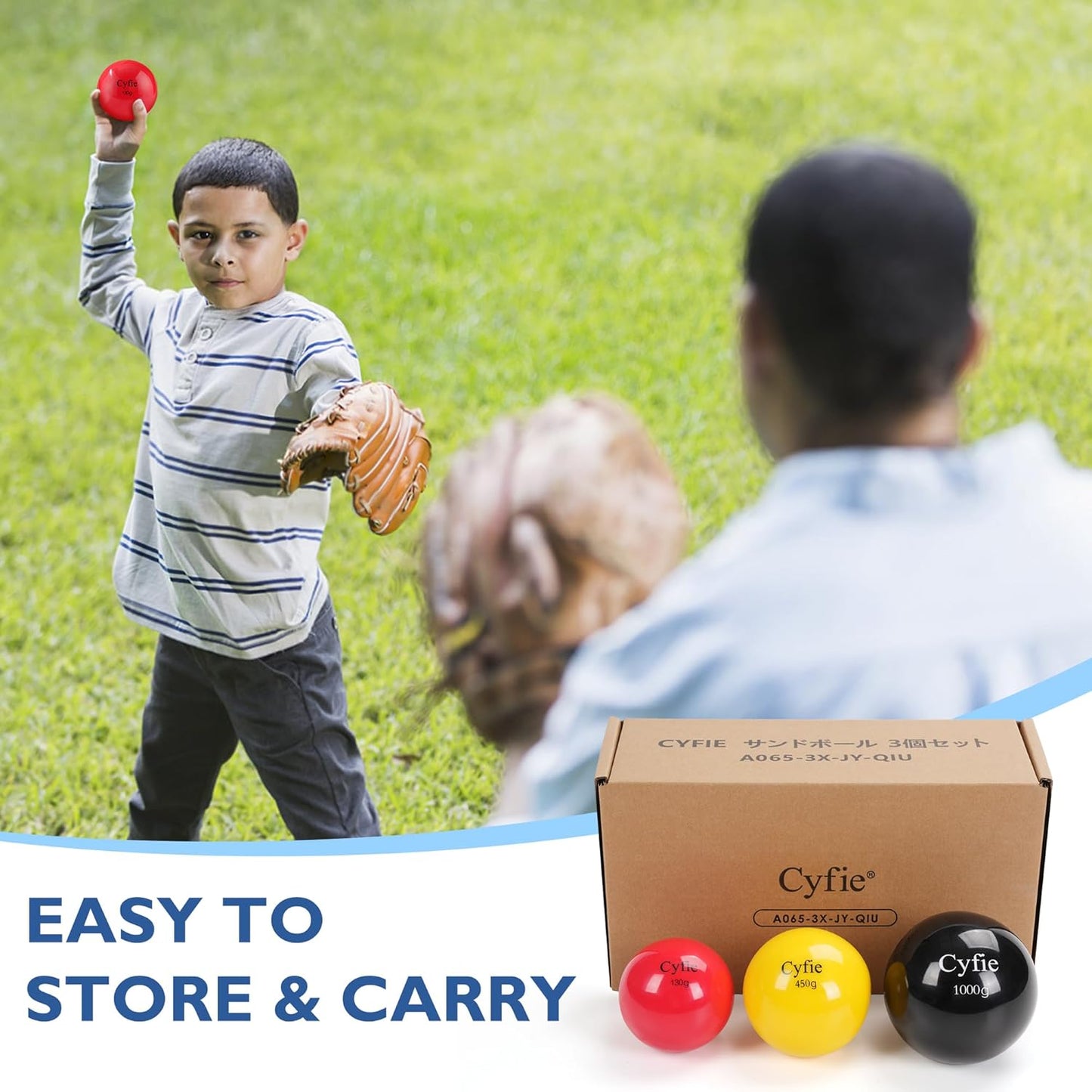 Weighted Baseballs & Softballs – 3-Pack for Batting, Pitching & Throwing