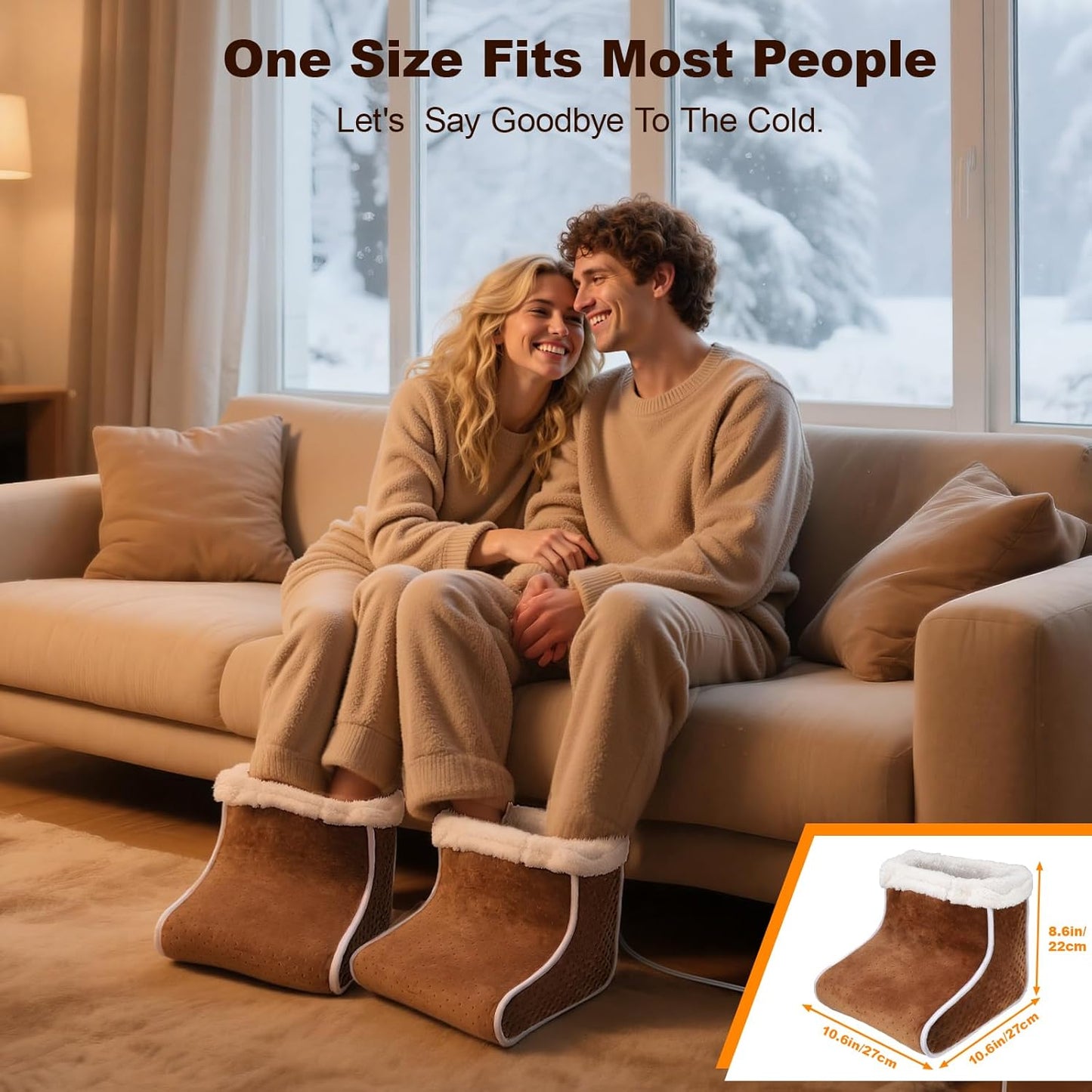 2026 Upgraded Electric Foot Warmer – Larger Heating Area & 2X Faster Heat-Up