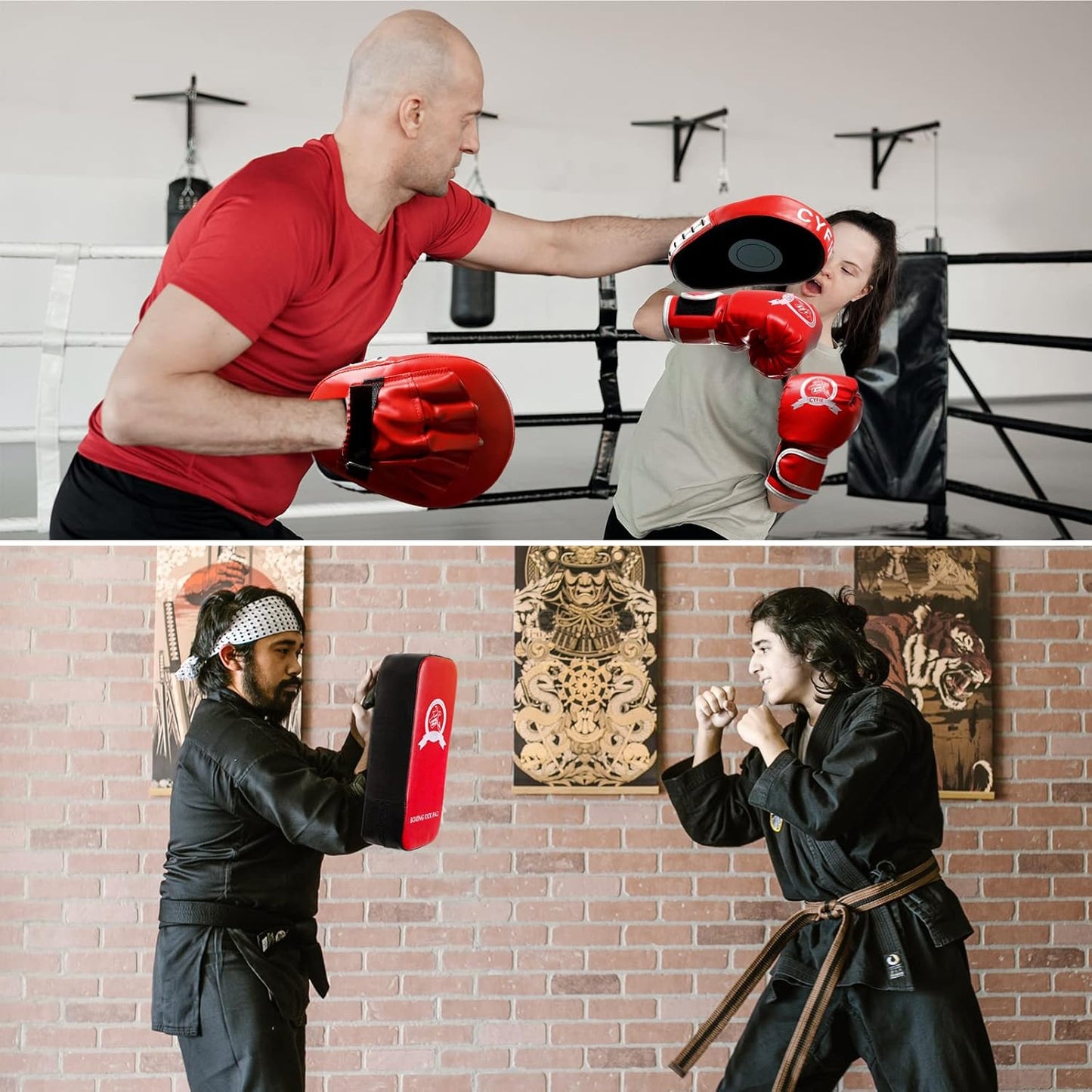 Kids Boxing Set – Gloves, Pads, Mitts & Kicking Shield for Martial Arts