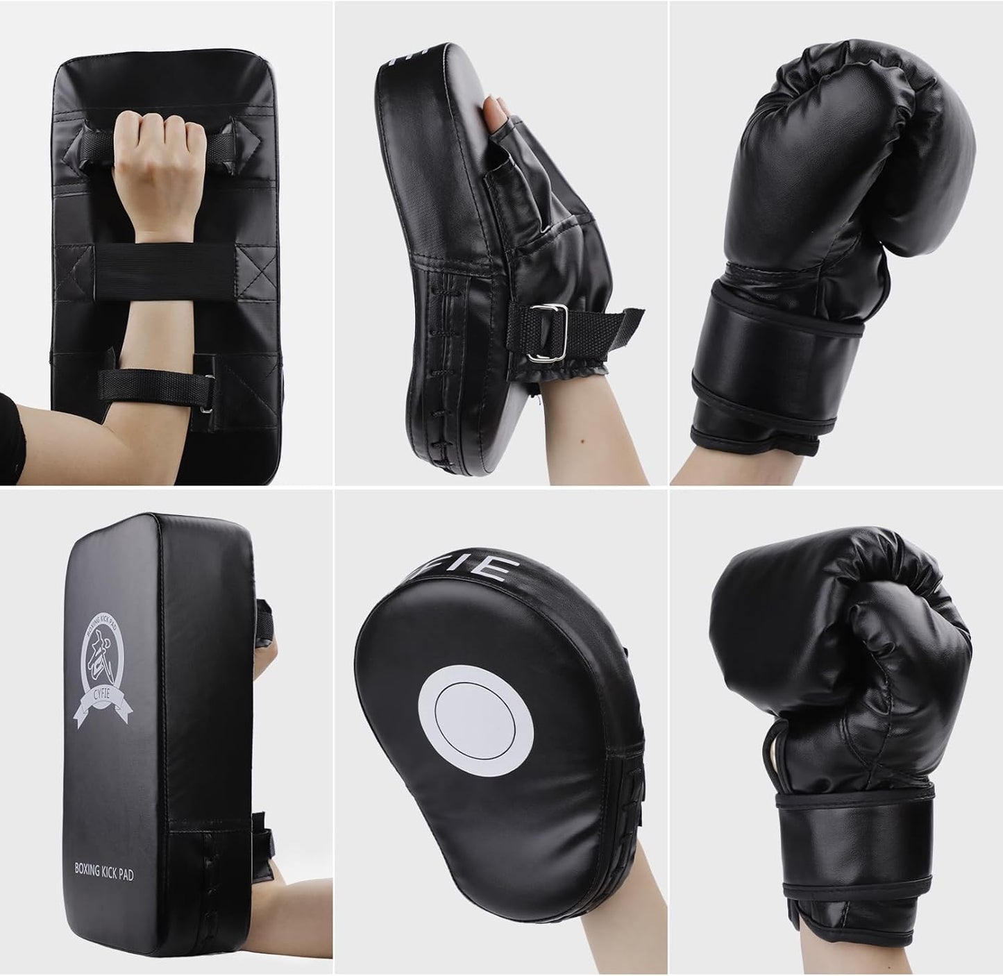 3-in-1 Boxing Set for Kids – Gloves, Mitts & Arm Pad for Martial Arts Training