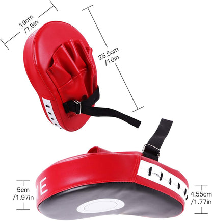 3-in-1 Boxing Training Set – Punching Mitts, Target Paddle & Kicking Pad for Kickboxing, MMA, Taekwondo