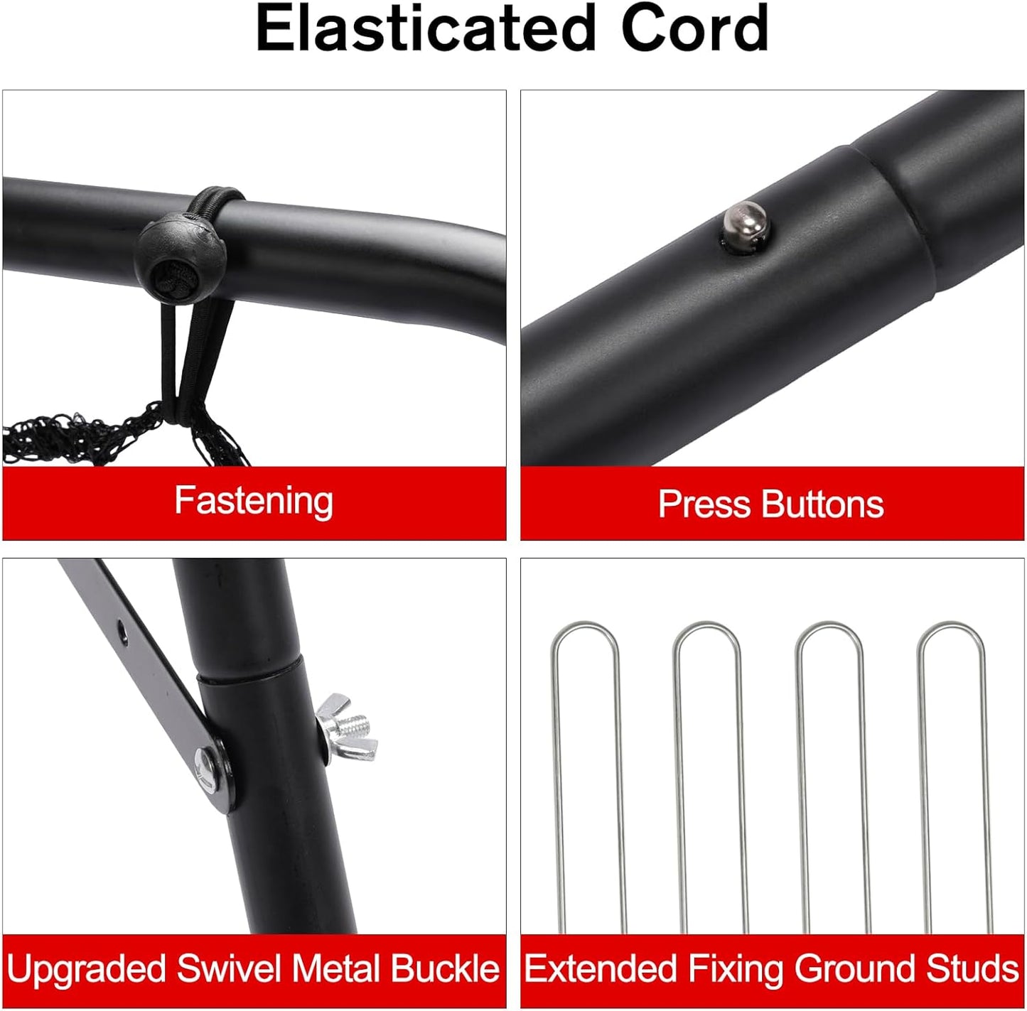 3.3x3.3FT Foldable Rebounder Net – Multi-Sport Trainer