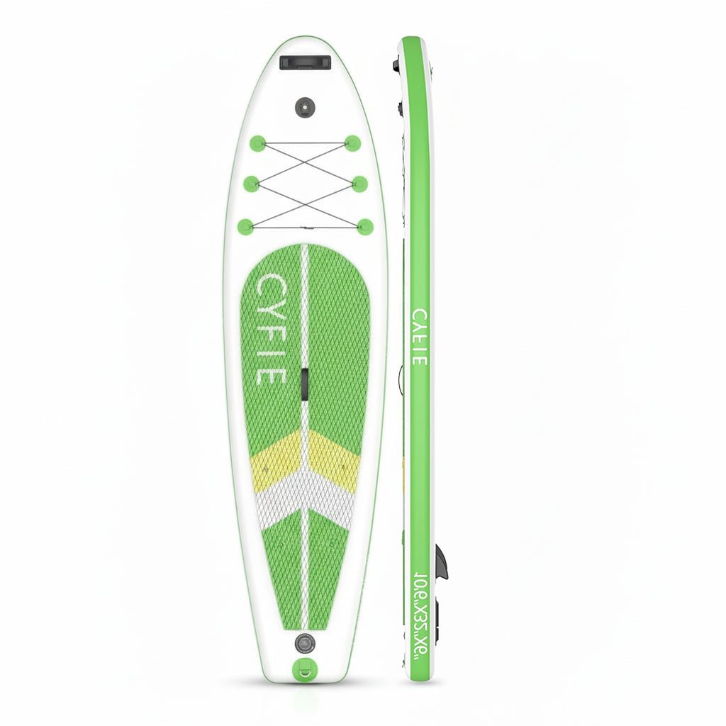 2026 Upgraded 10'6" Inflatable SUP – Reinforced Paddle Board for Enhanced Durability & Stability