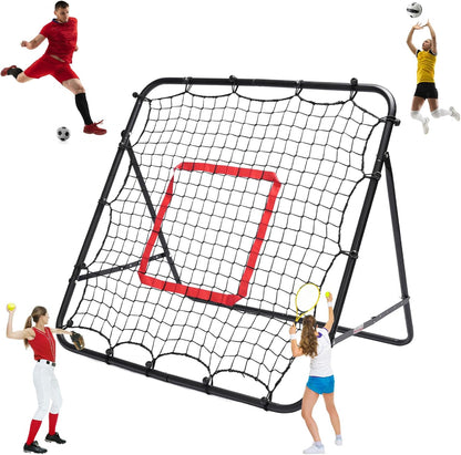3.3x3.3FT Foldable Rebounder Net – Multi-Sport Trainer