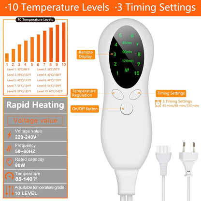 2026 Upgraded Electric Foot Warmer – Larger Heating Area & 2X Faster Heat-Up