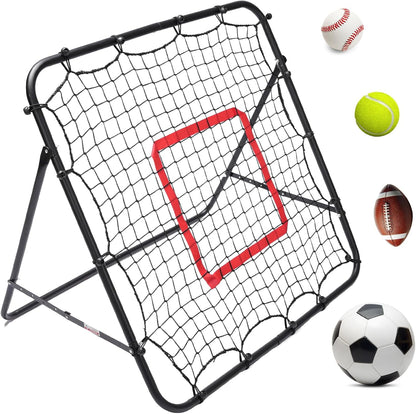 3.3x3.3FT Foldable Rebounder Net – Multi-Sport Trainer