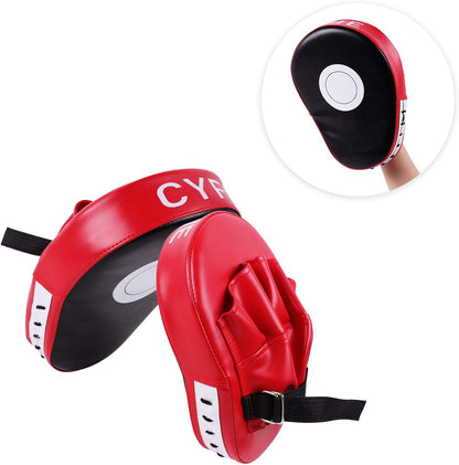 3-in-1 Boxing Training Set – Punching Mitts, Target Paddle & Kicking Pad for Kickboxing, MMA, Taekwondo