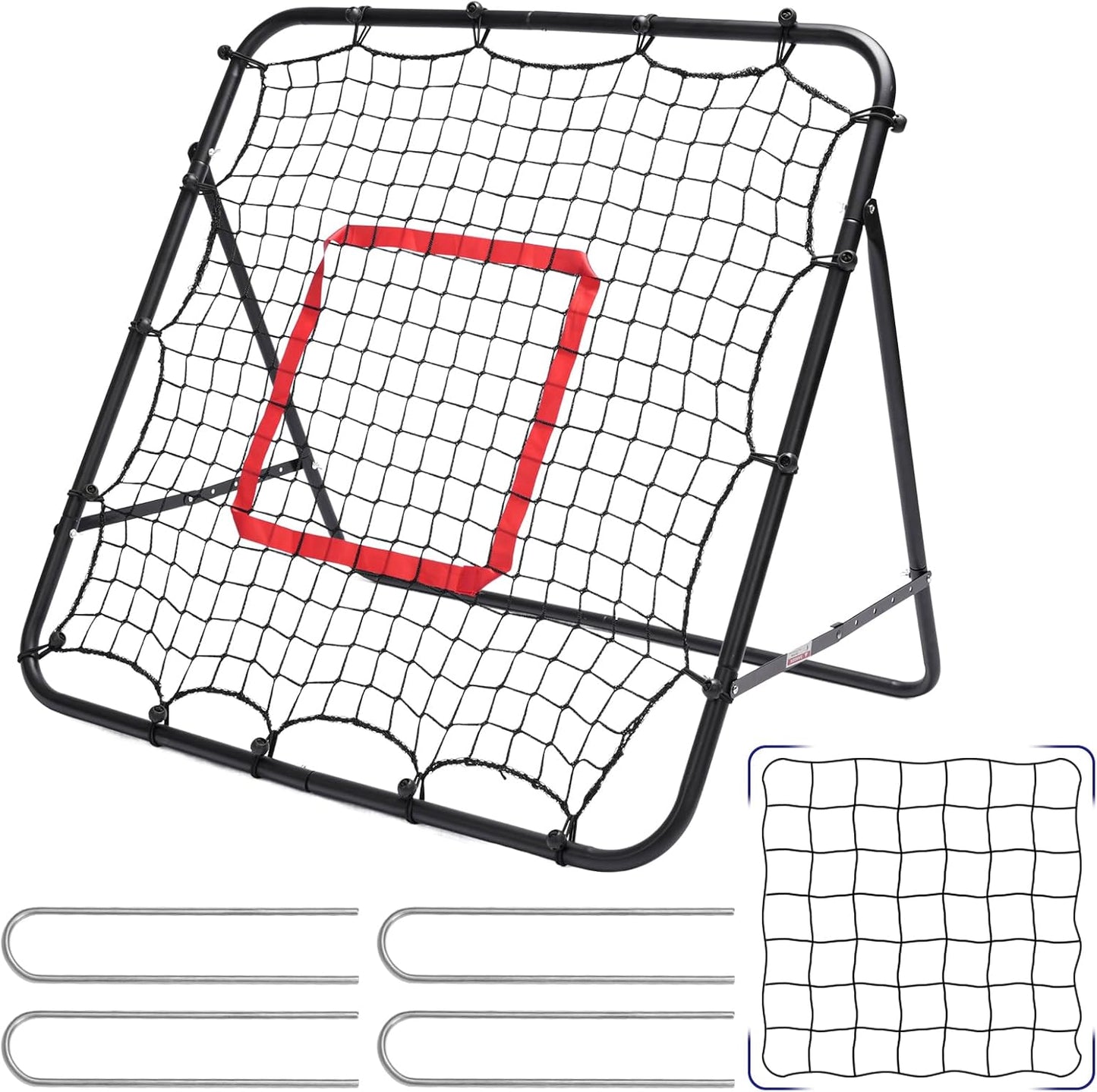 3.3x3.3FT Foldable Rebounder Net – Multi-Sport Trainer