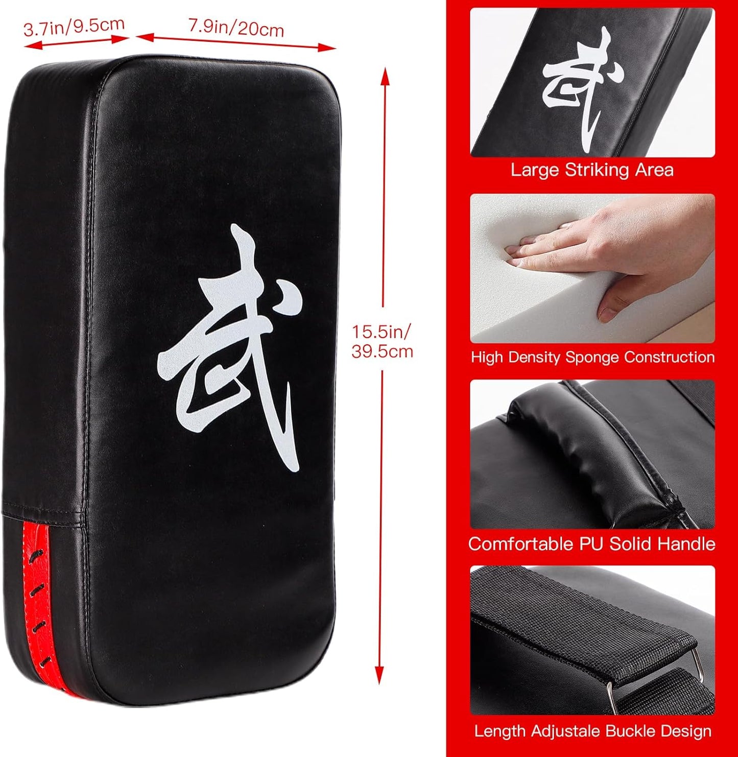 2-in-1 Boxing Pads & Mitts Set – Black Punching Pads & Mitts for