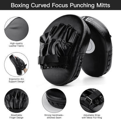 3-in-1 Boxing Set for Kids – Gloves, Mitts & Arm Pad for Martial Arts Training