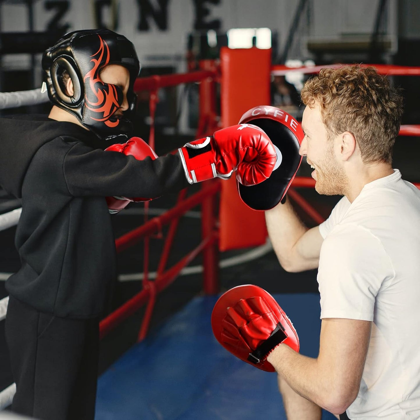 Kids Boxing Set – Gloves, Pads, Mitts & Kicking Shield for Martial Arts