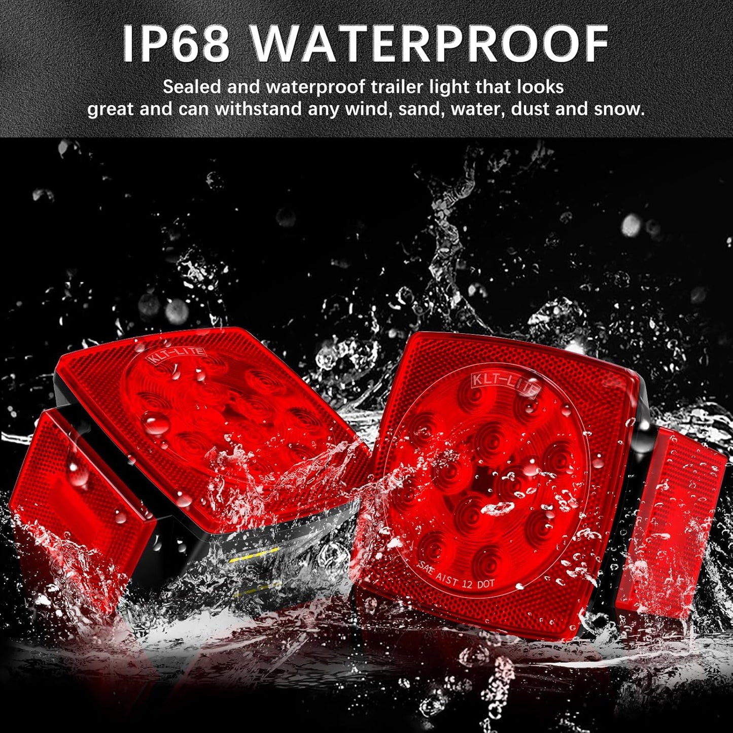 LED Trailer Light Kit – IP68 Waterproof, DOT Compliant