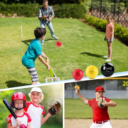 Weighted Baseballs & Softballs – 3-Pack for Batting, Pitching & Throwing