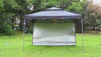 2026 Upgraded 10’x10’ Pop-Up Canopy Tent with Vent Roof & Sidewalls – Reinforced Frame for Extra Strength