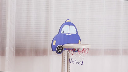 4-in-1 Kids Basketball Hoop Set – Adjustable Height, Football, Golf & Ring Toss