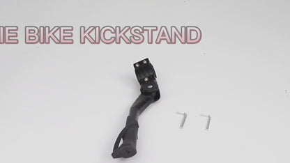 Adjustable Bike Kickstand – Rear Side Stand for 24-29 Inch Mountain, Road, BMX & MTB Bikes, Black
